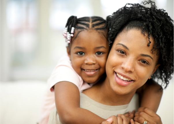 mother and daughter