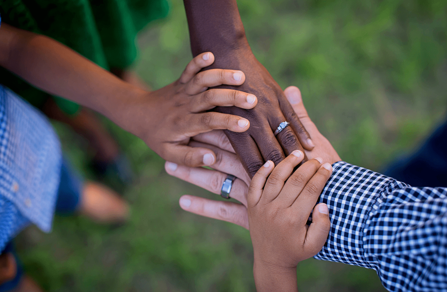 holding hands